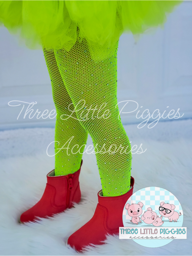 Lime Bling Tights